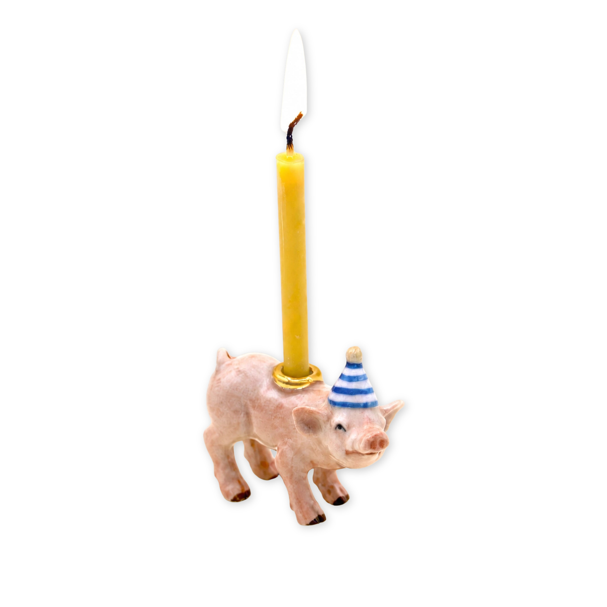 Year of the Pig porcelain party animal cake topper by Camp Hollow