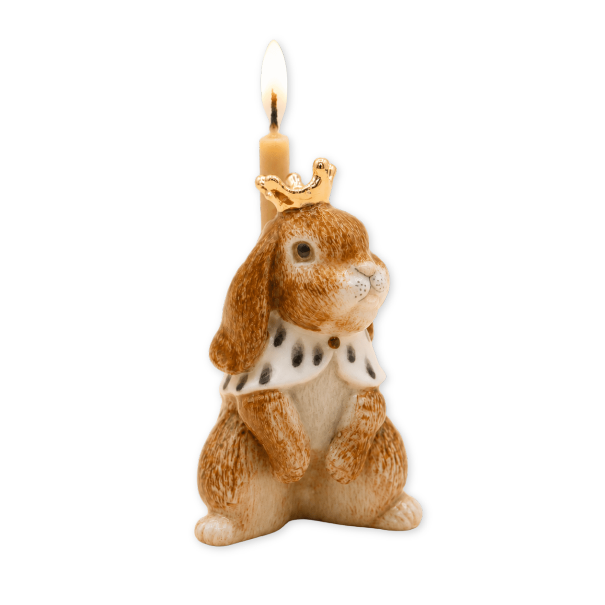 Highness Hare porcelain party animal cake topper by Camp Hollow