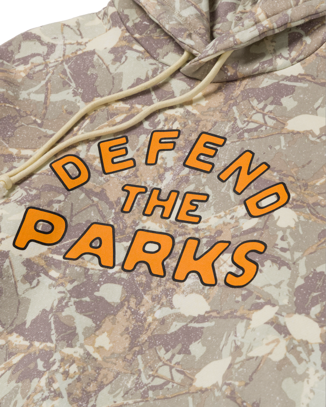 Defend the Parks Bear Hoodie: Camo