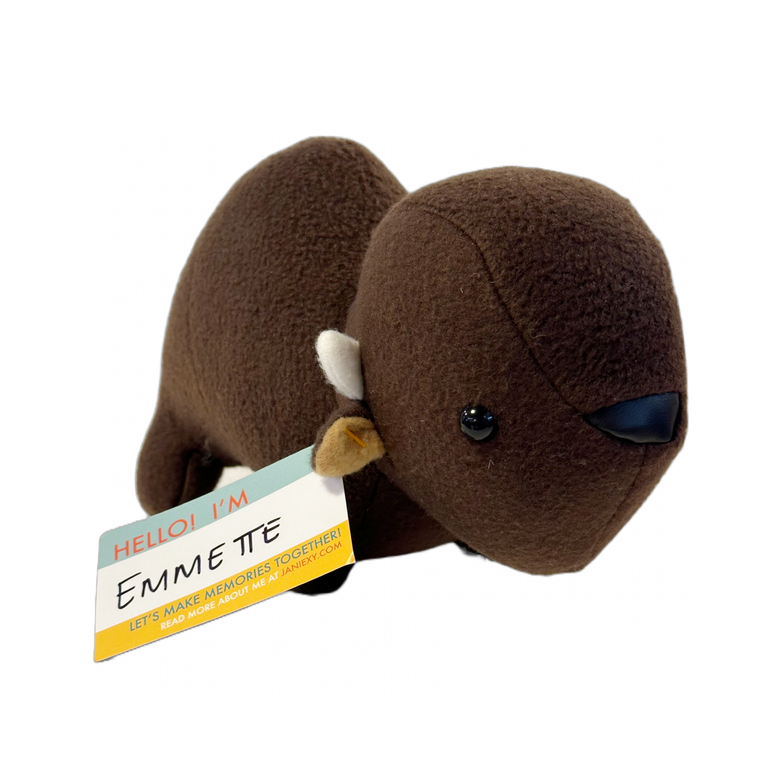 Emmett The Bison Cuddle