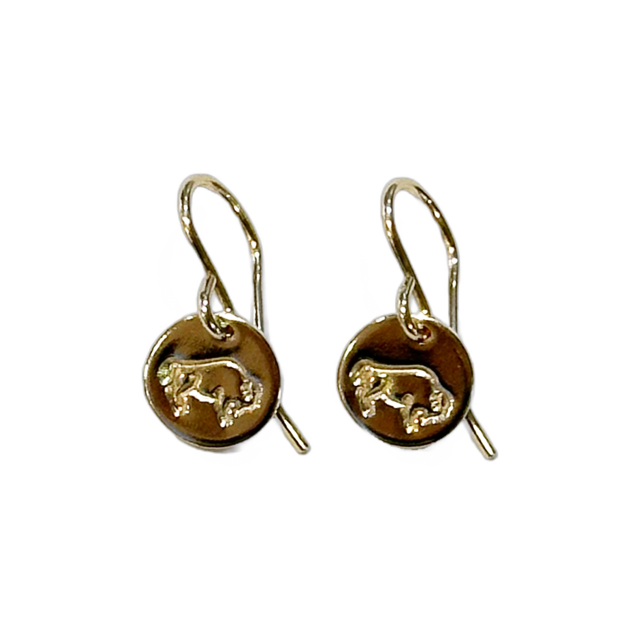 Bison Dangle Earrings