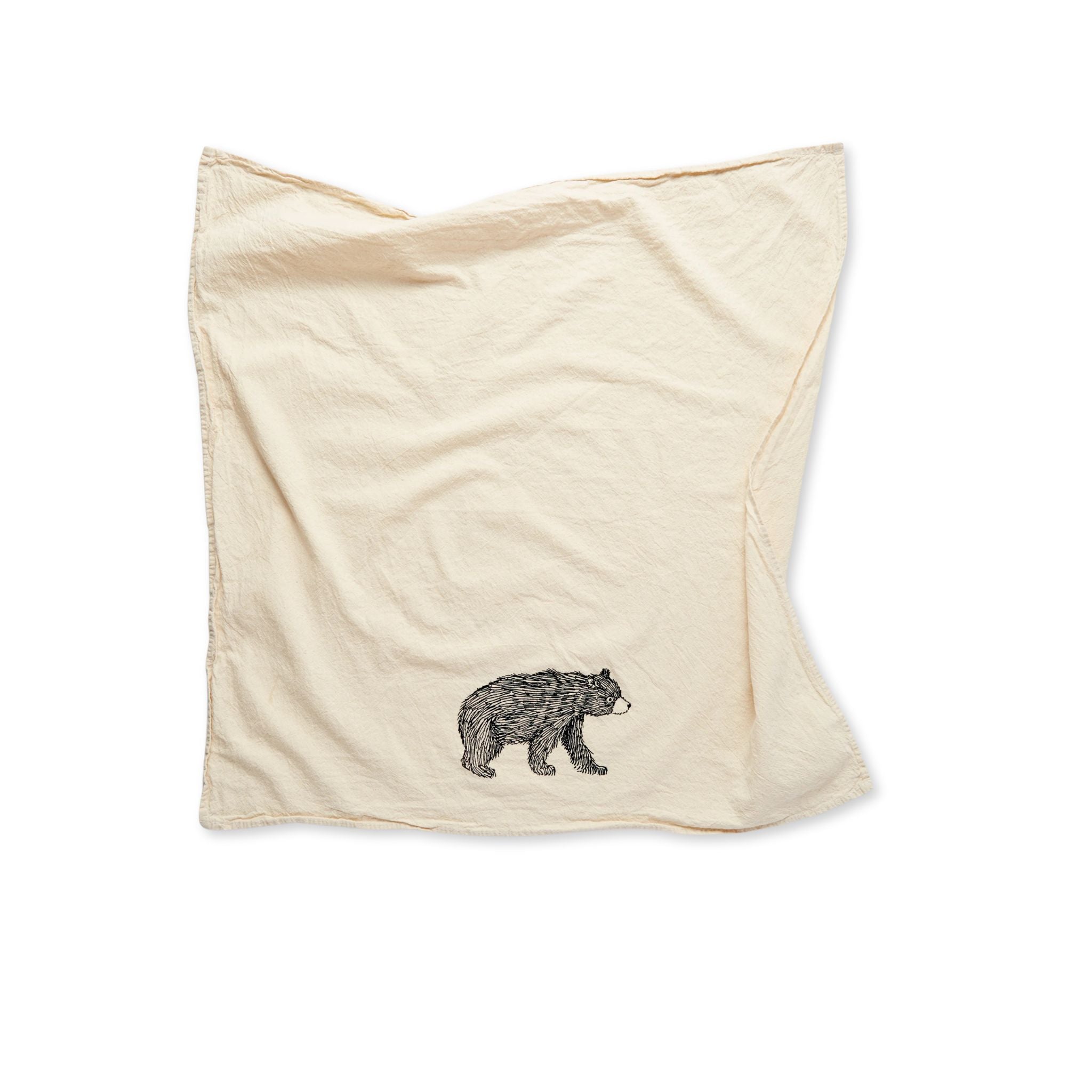 Bear Flour Sack Towel