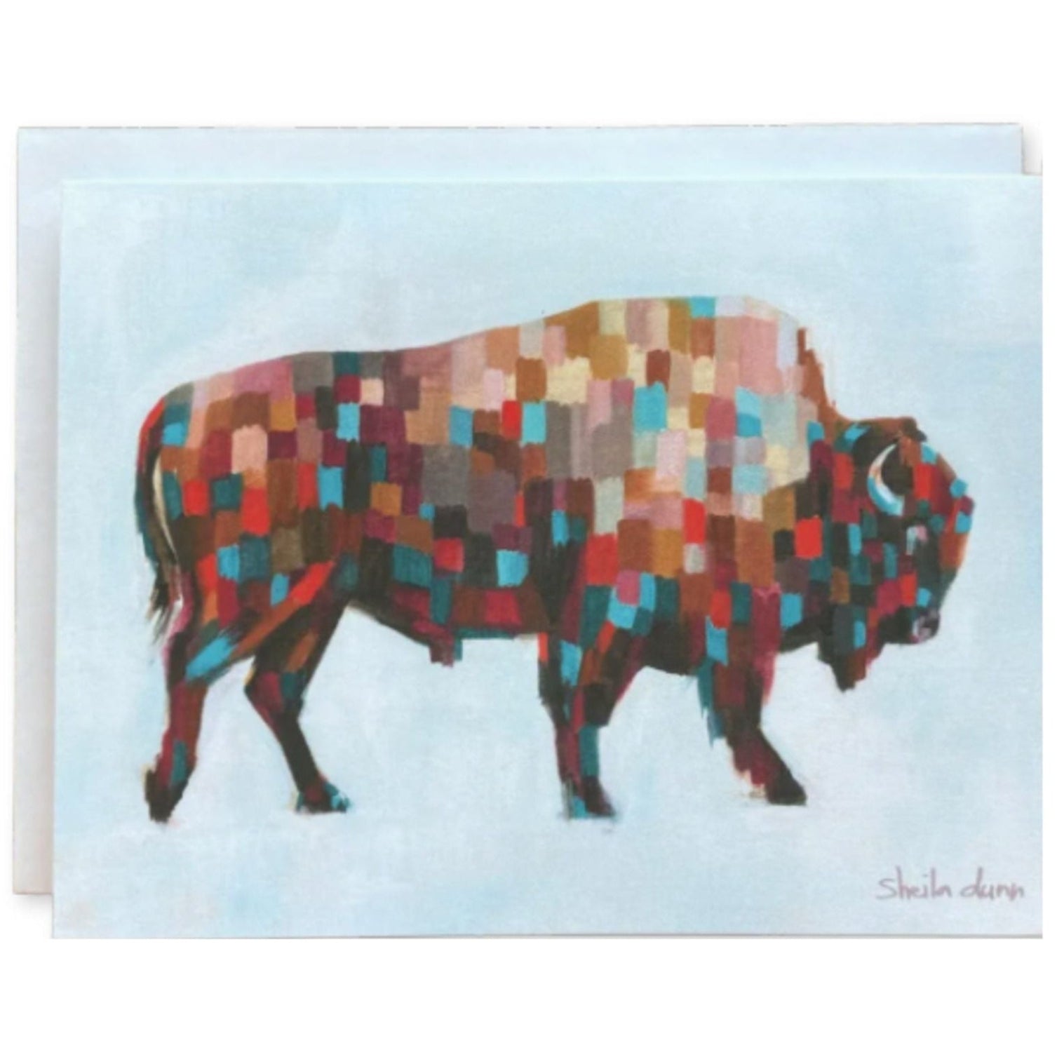 Bison on Card