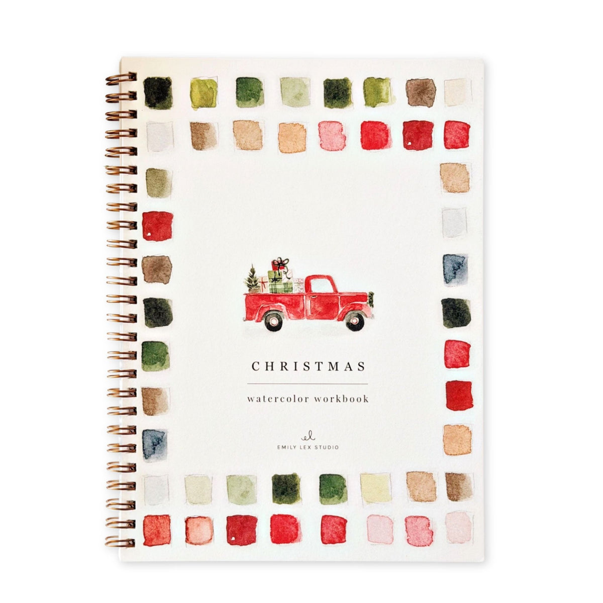 Watercolor Workbook Christmas Theme