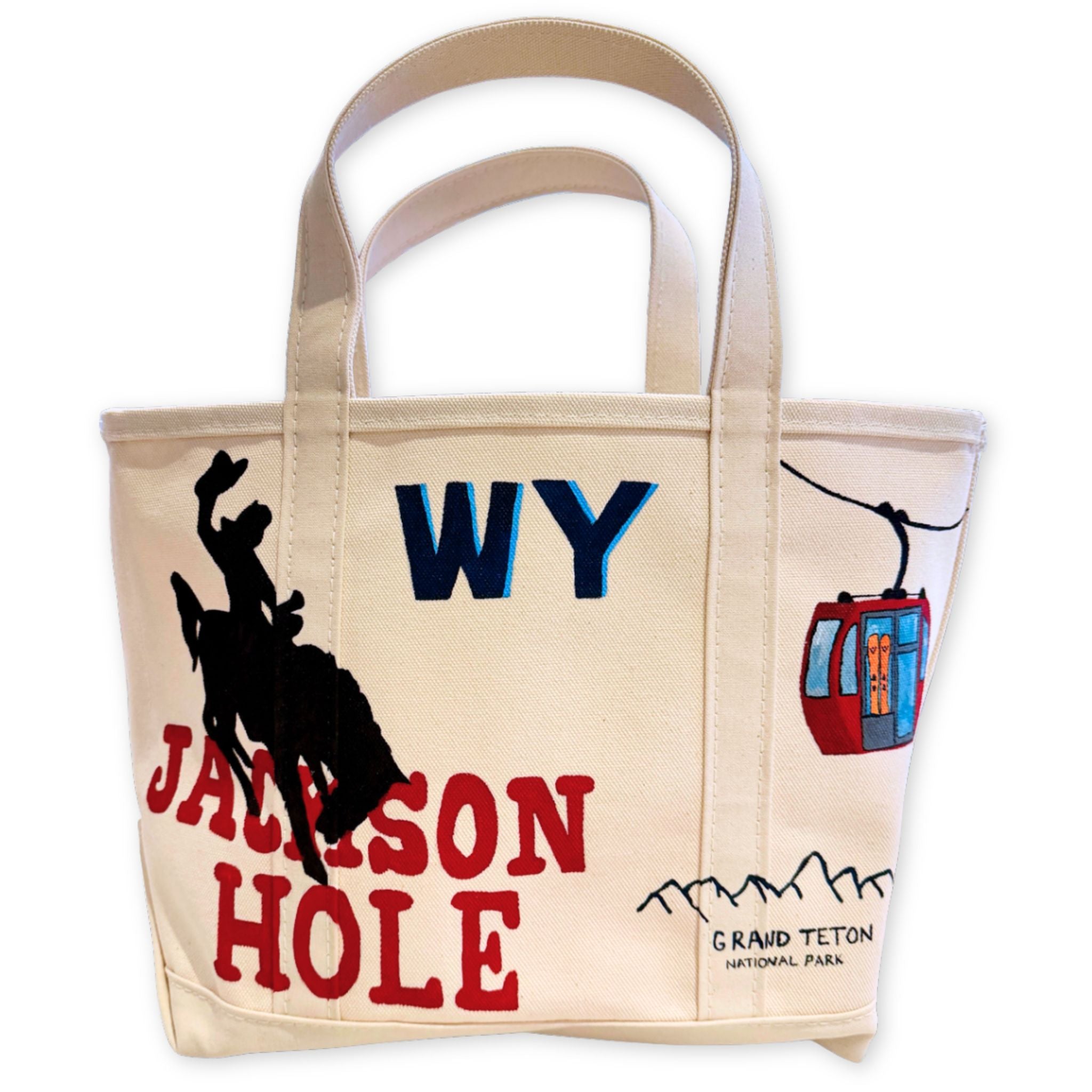 Jackson Hole Custom Painted Tote