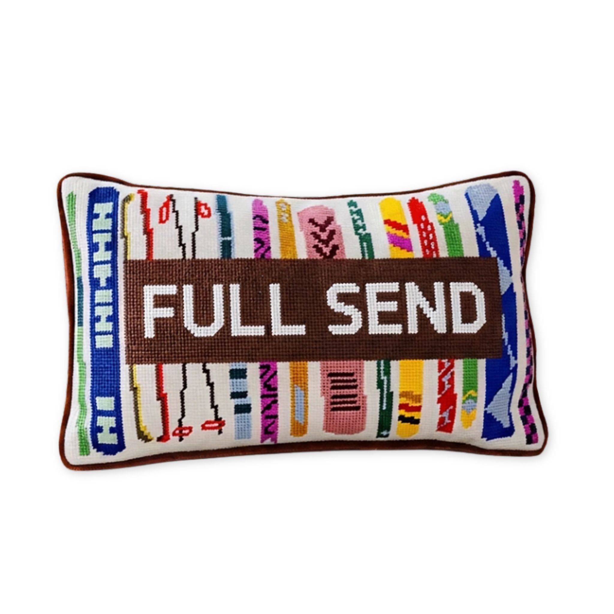 Needlepoint pillow