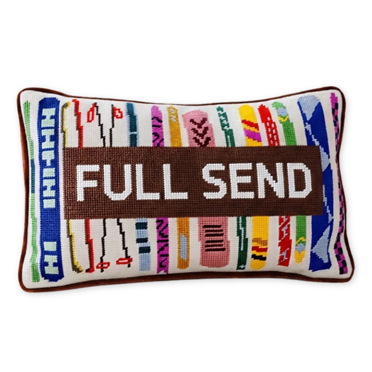 Needlepoint pillow