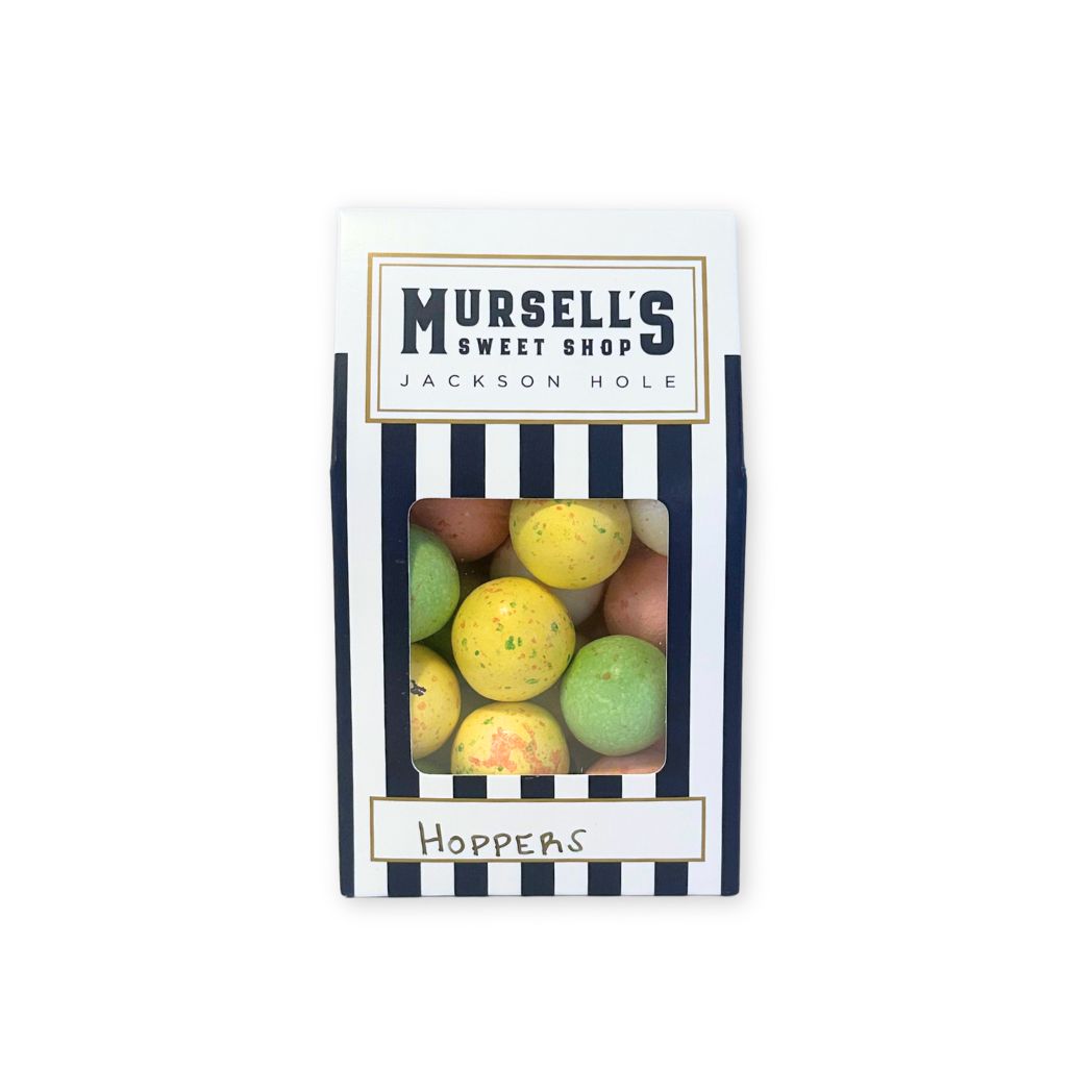 A small box of Mursell's Sweet Shop, hoppers spekled milk malt balls.