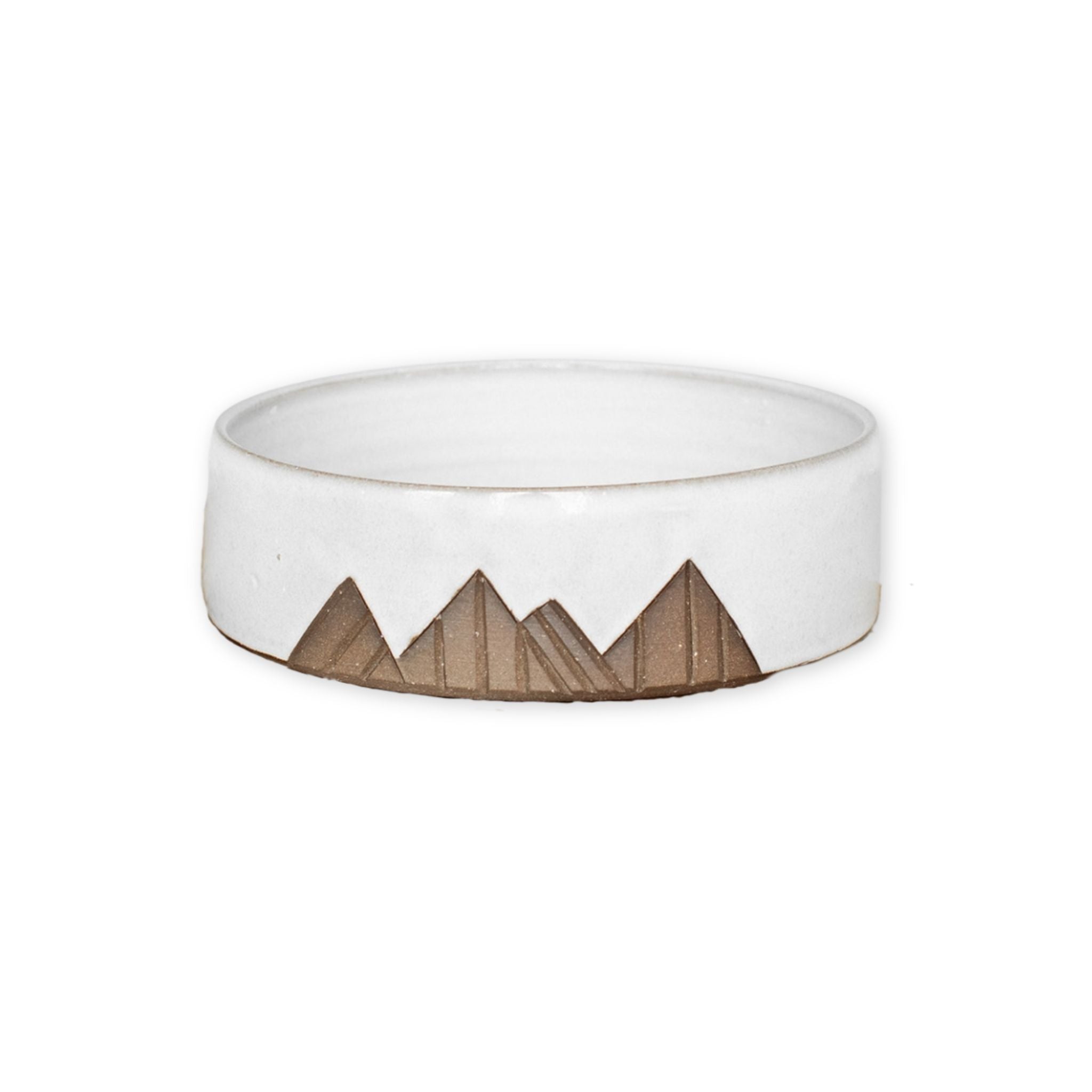 Mountain Bowl on Brown
