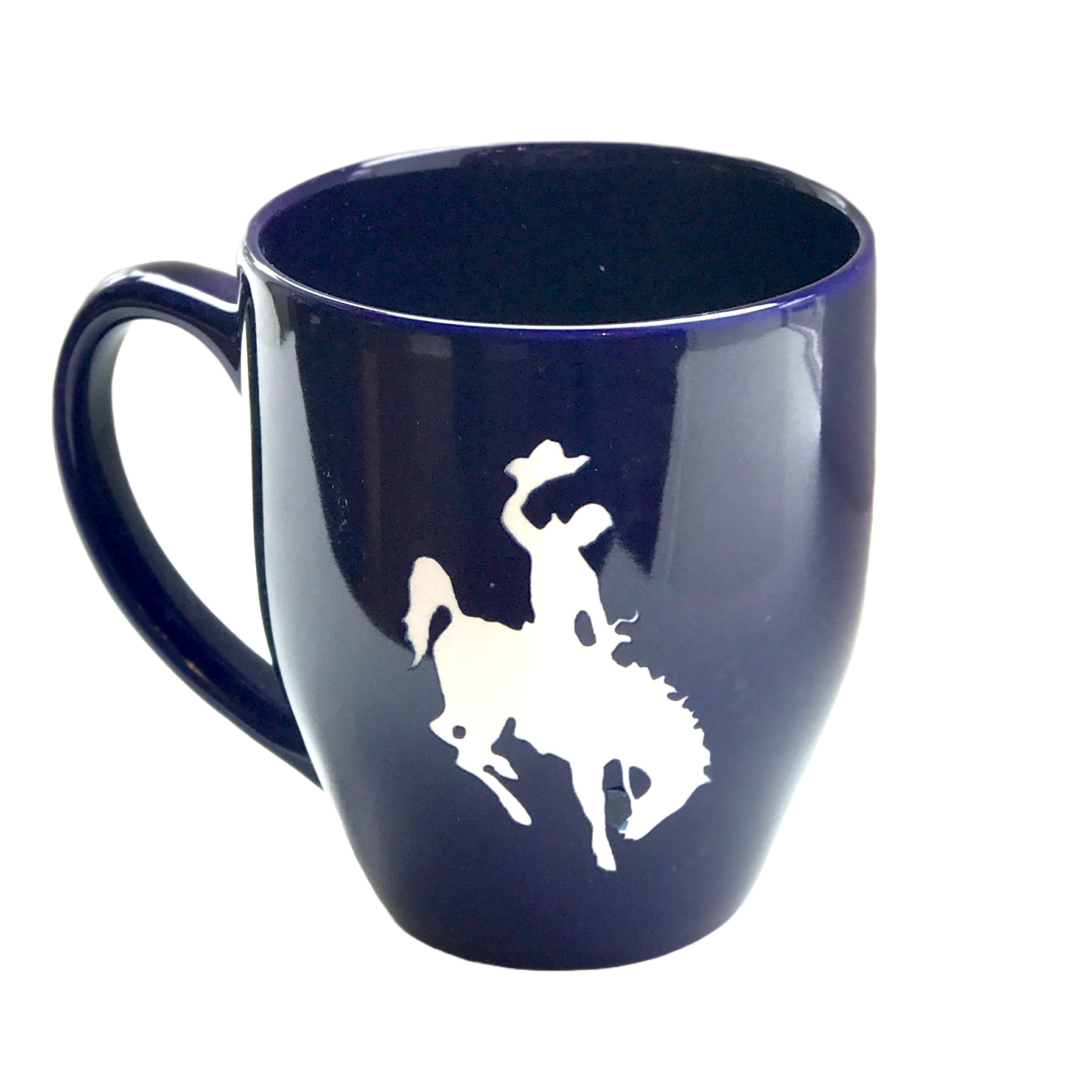 Sandblasted Bronco Coffee Mug