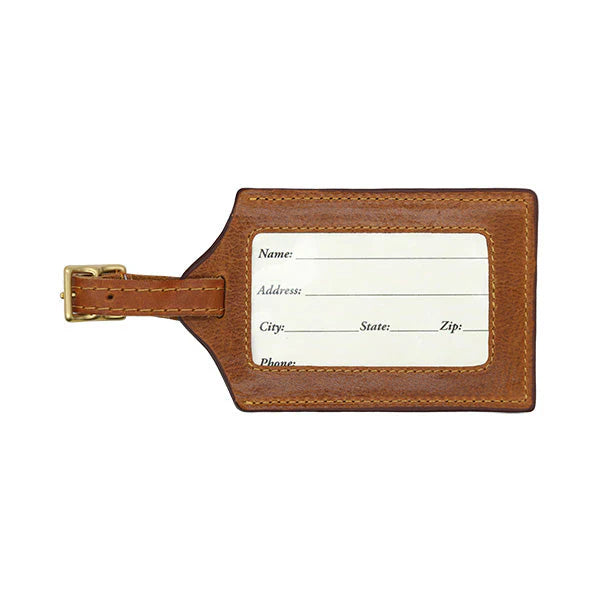 Teton Needlepoint Luggage Tag