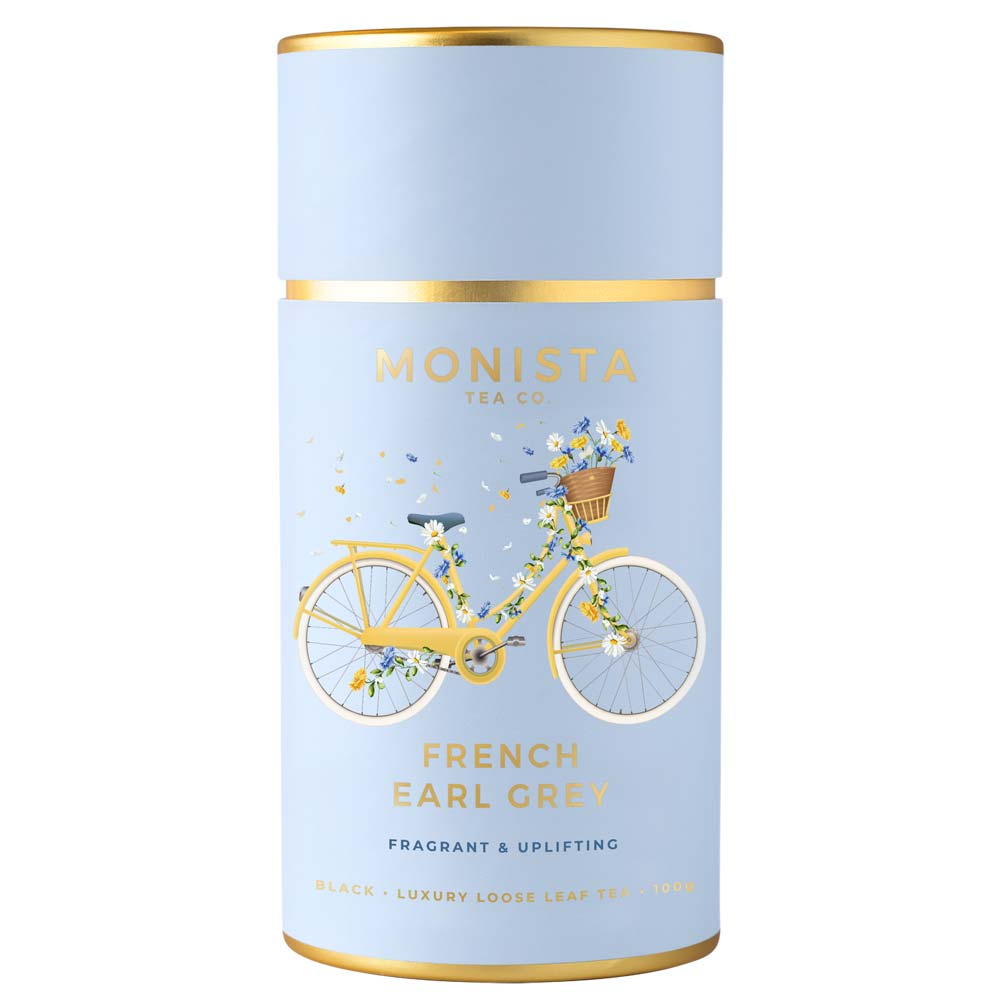 Tin of loose leaf tea