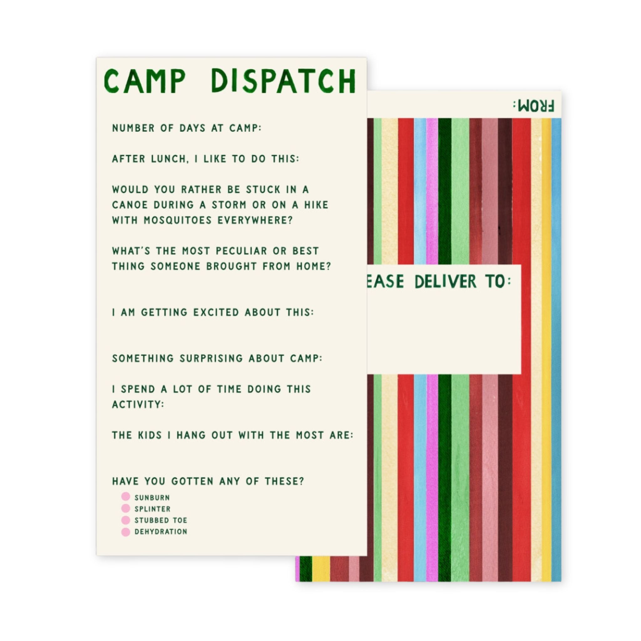 Mr. Boddington's Studio Letters From Camp Kit