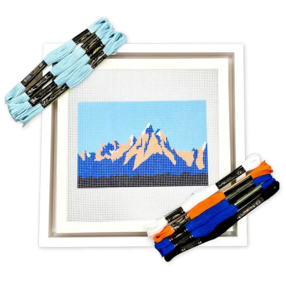 Grand Tetons National Park Needlepoint Design Kit