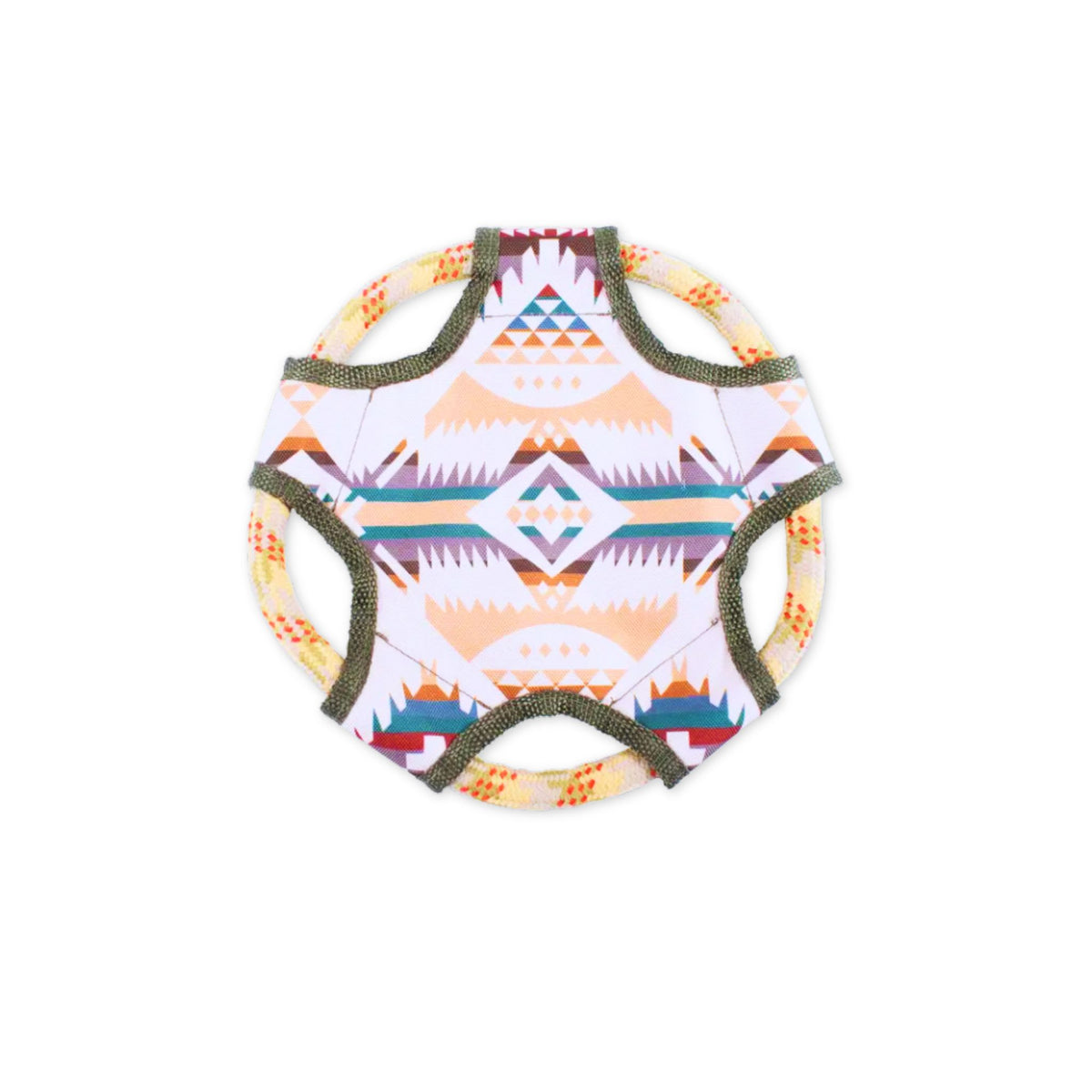 Pendleton Flying Disc Rope Dog Toy, a perfect blend of durability, style, and fun for your favorite furry friend.