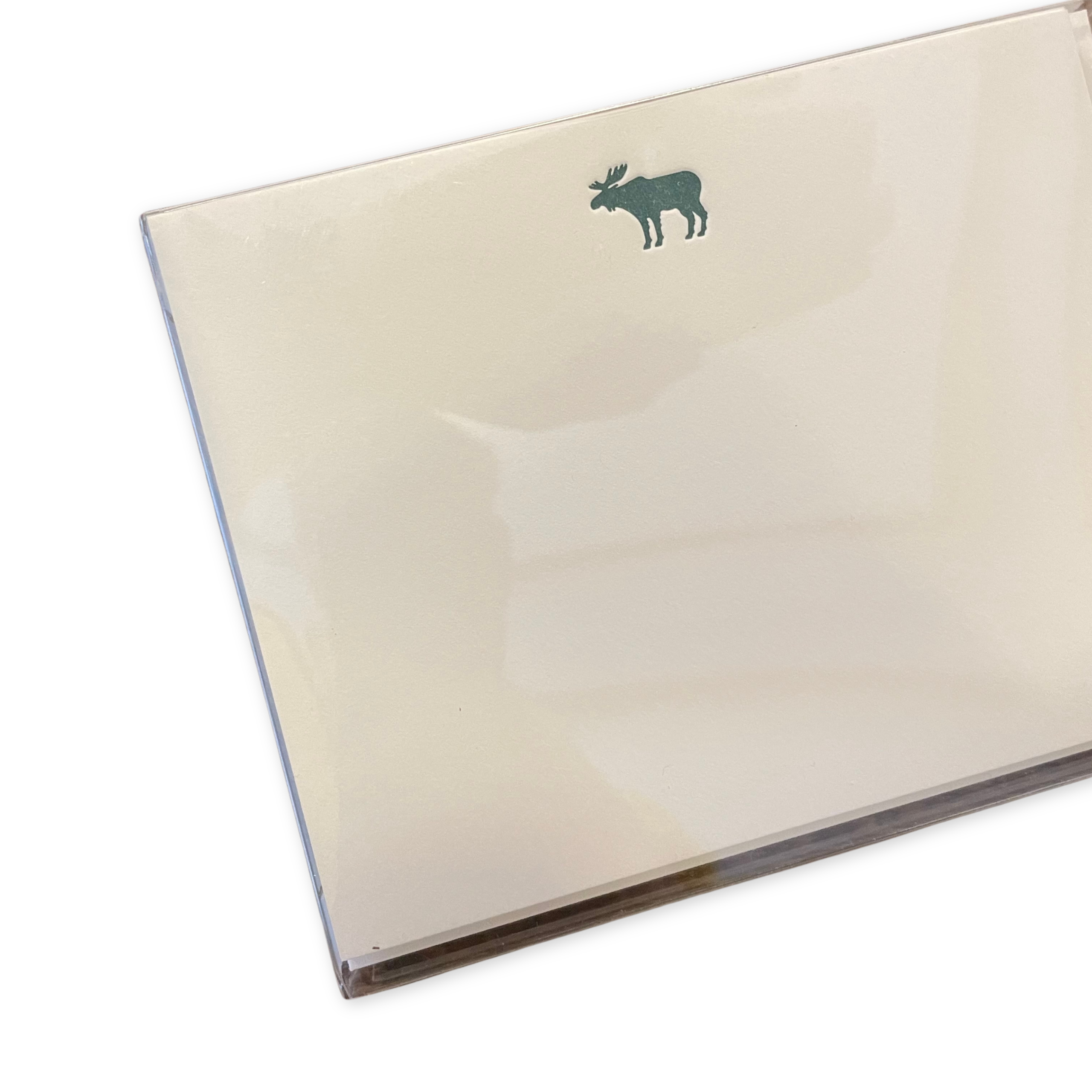 Moose Letterpress Notecard Set
