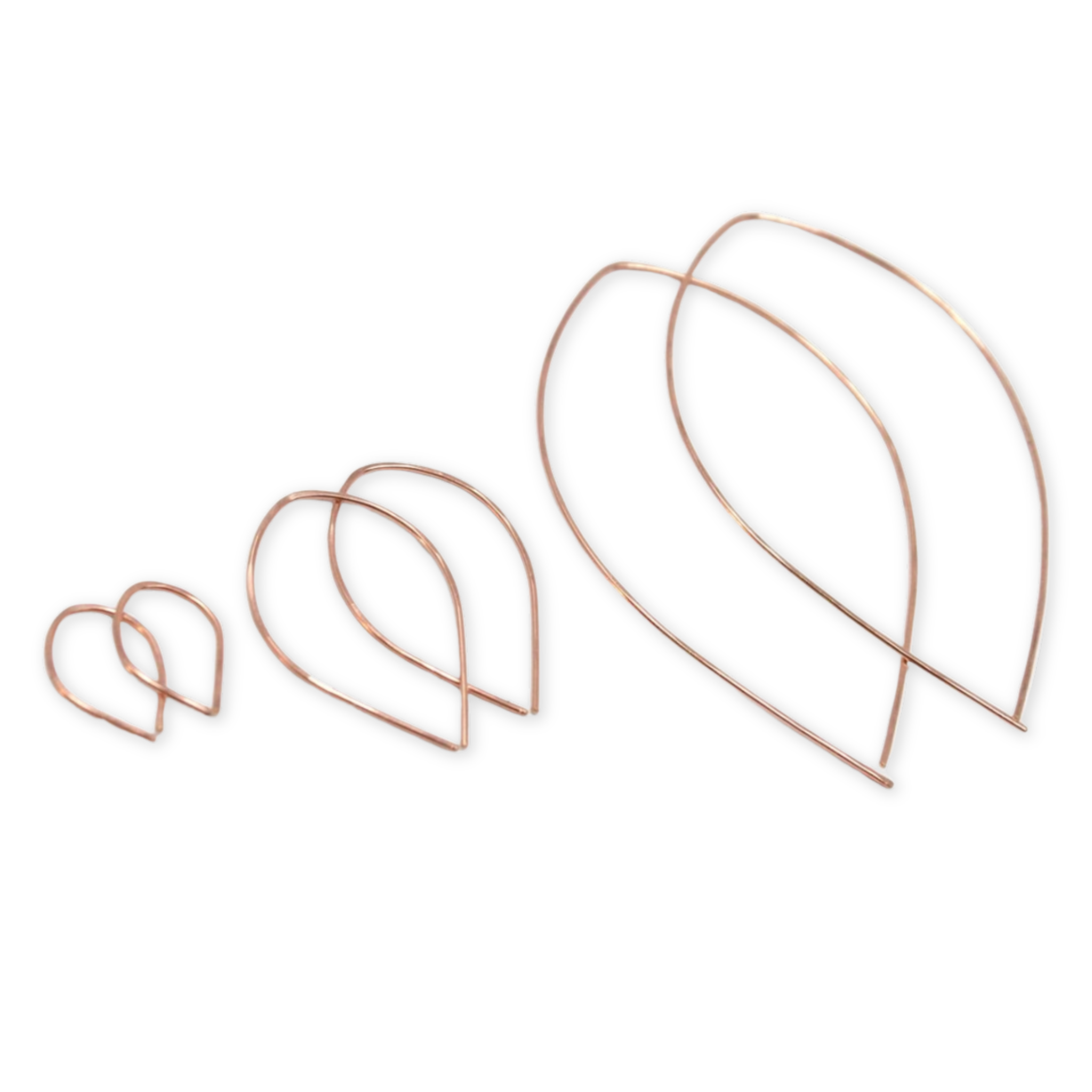 Rosebud Threader Hoops