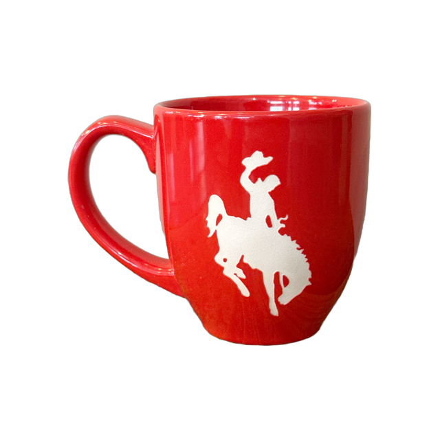 Sandblasted Bronco Coffee Mug