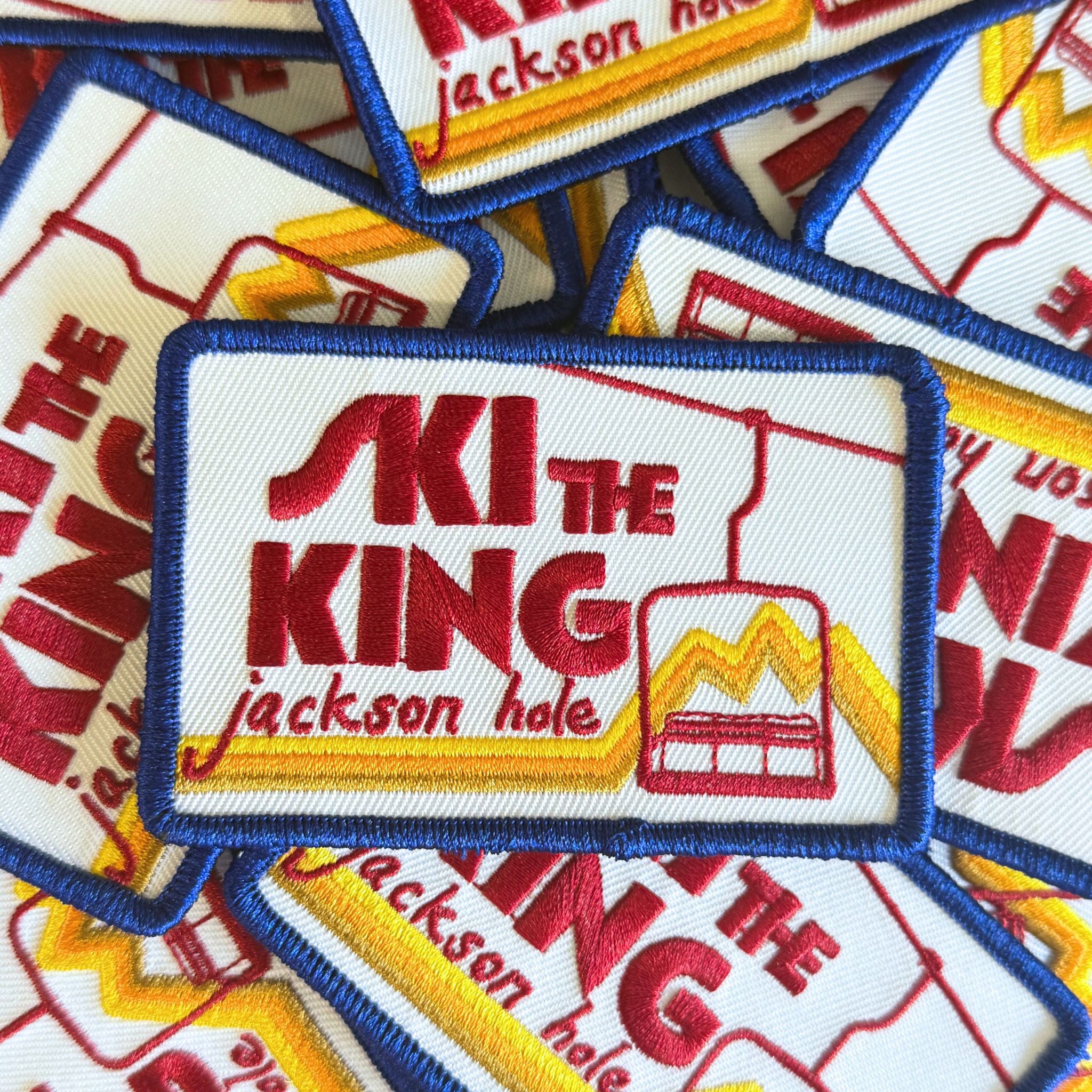 Ski The King Patch
