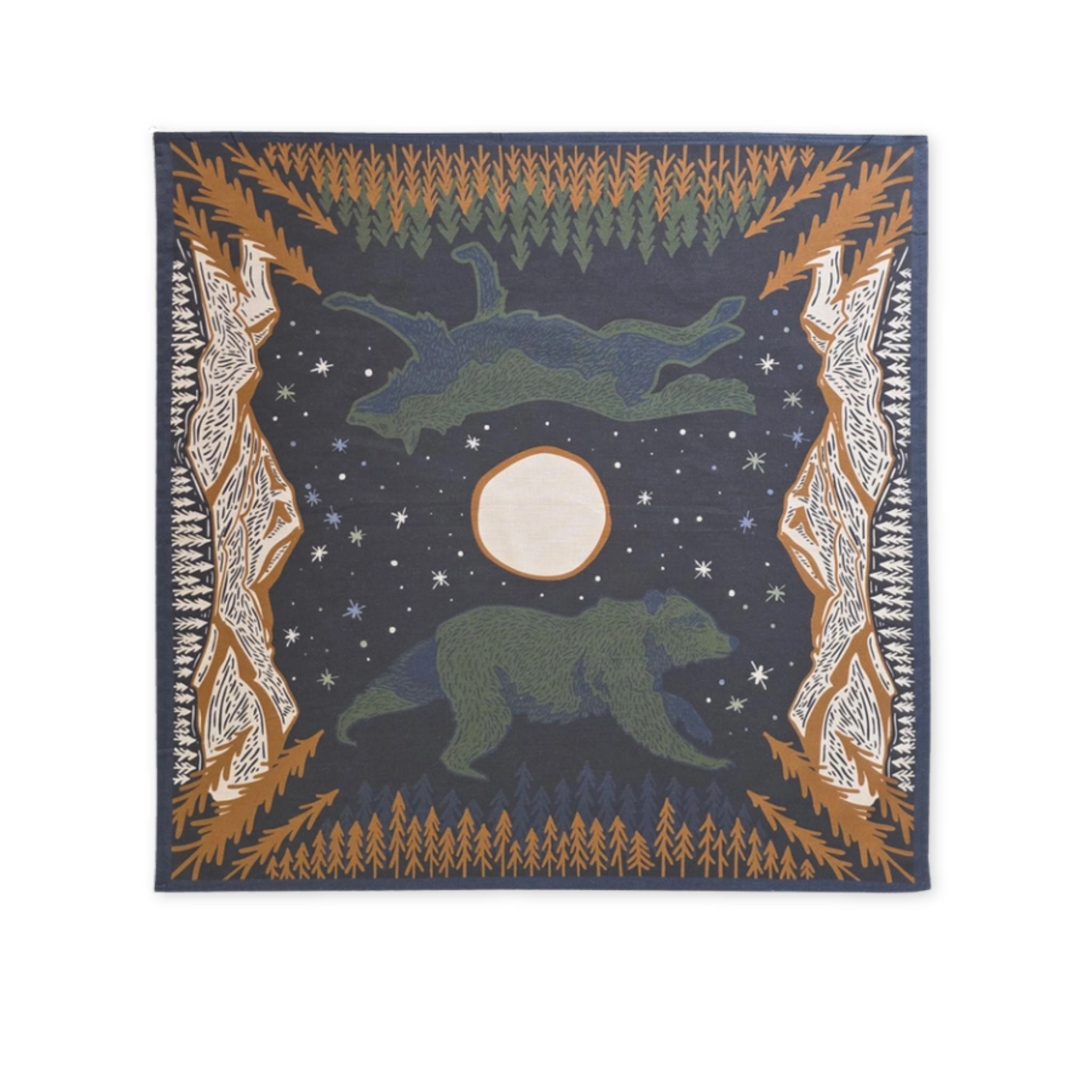 Solstice inspired cotton bandana