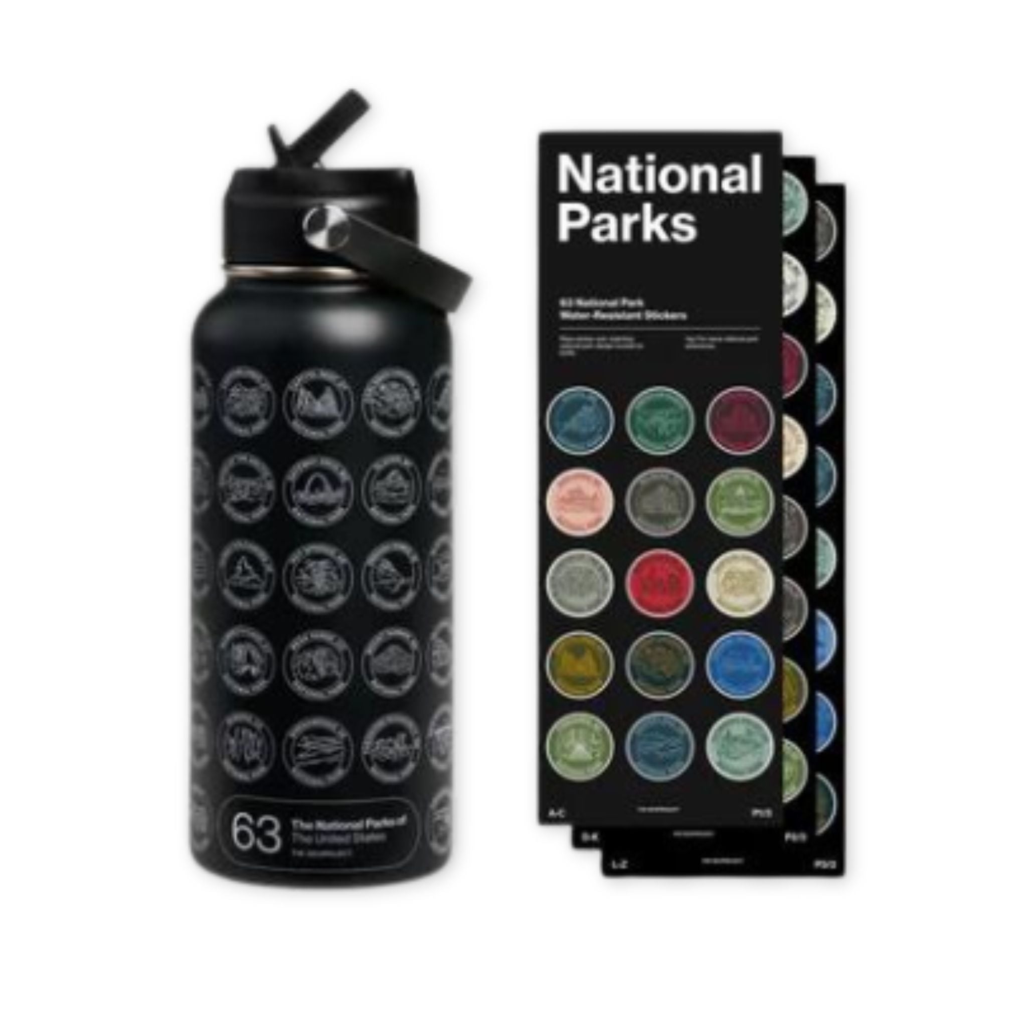 National Park Sticker Bottle