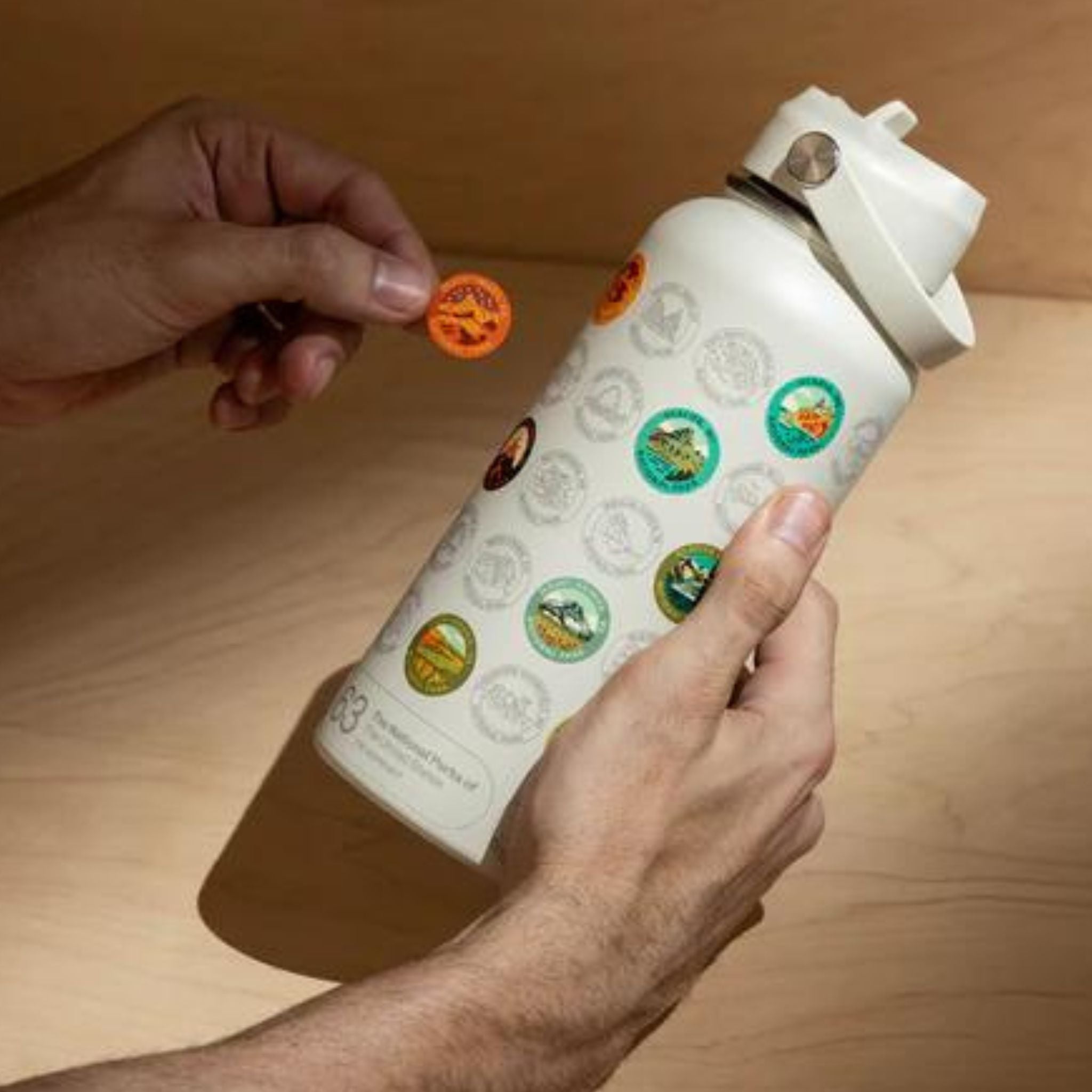 National Park Sticker Bottle