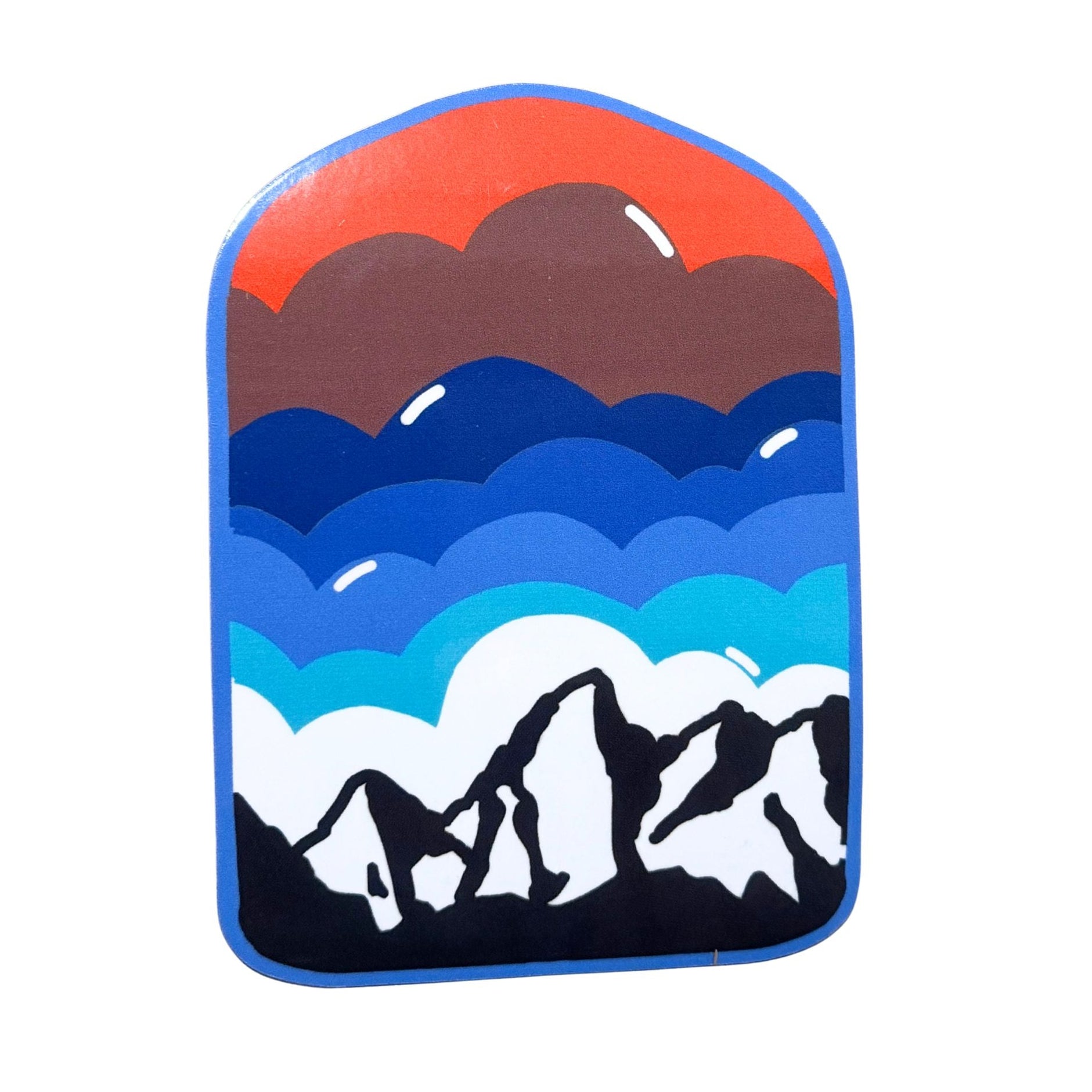 Teton Cloud Sticker