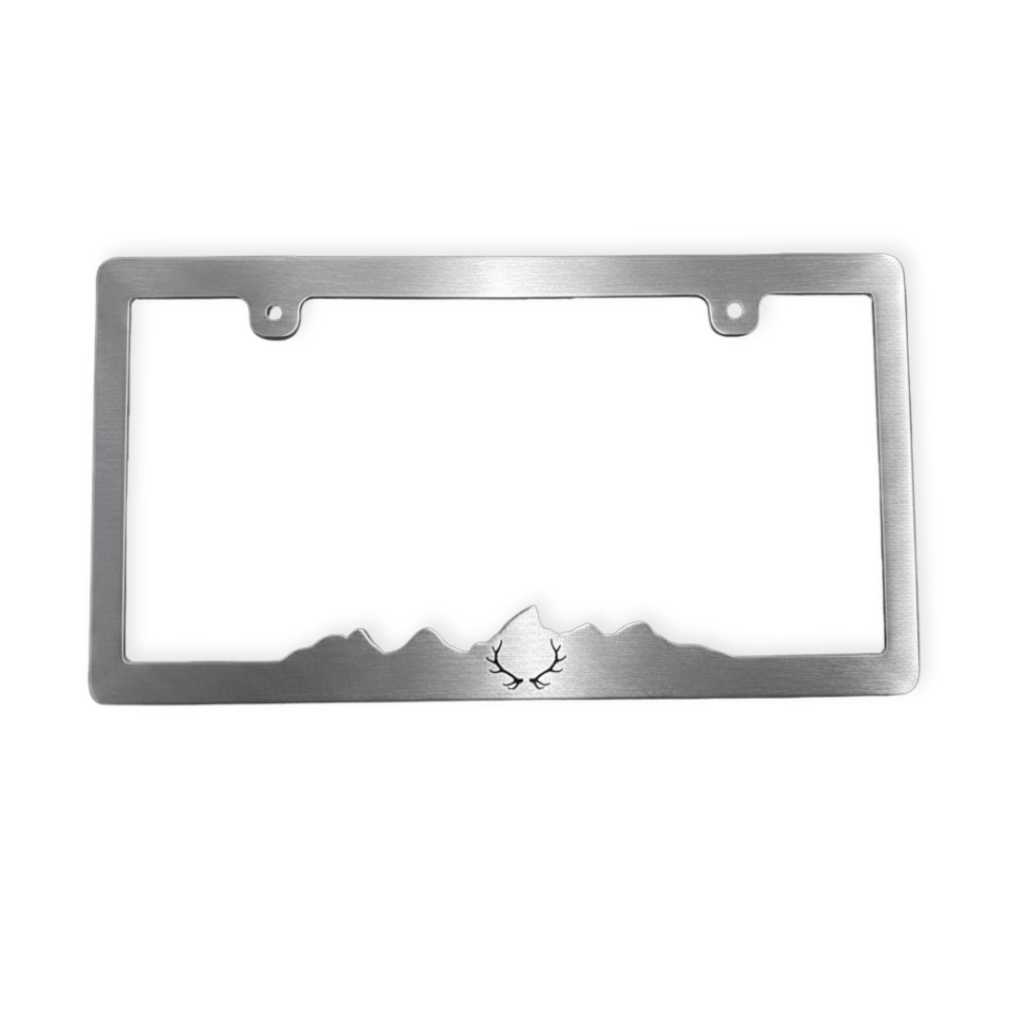 Teton License Plate Frame - Antler
