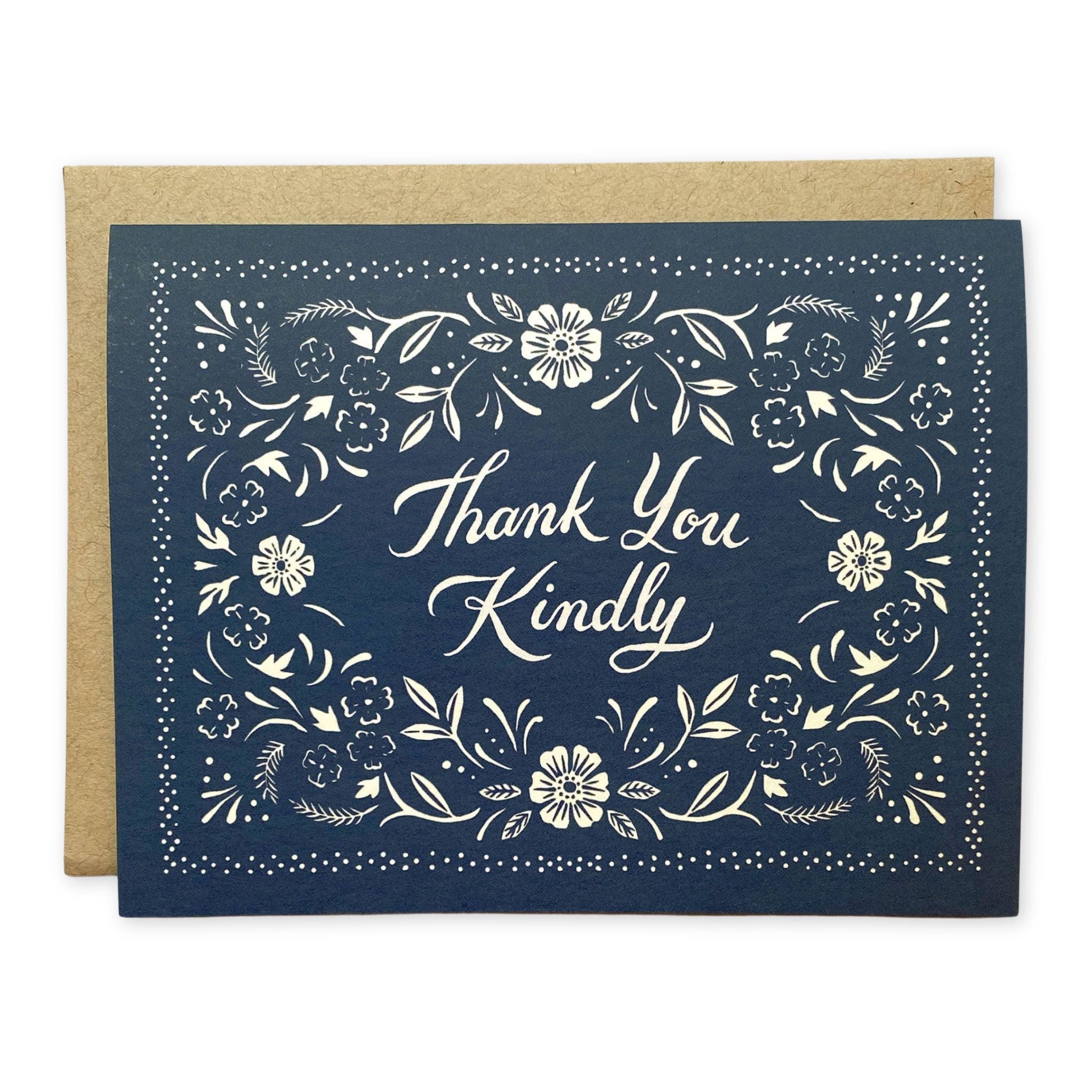Thank You Kindly Bandana Card