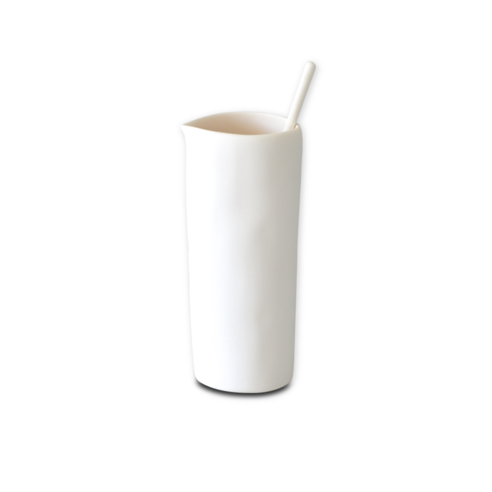 resin pitcher with swizzle stick