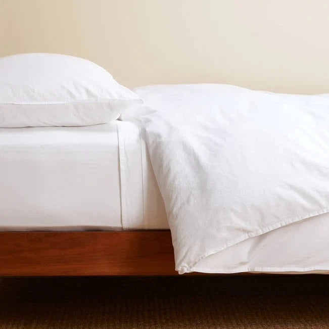 White Chambray Duvet Cover