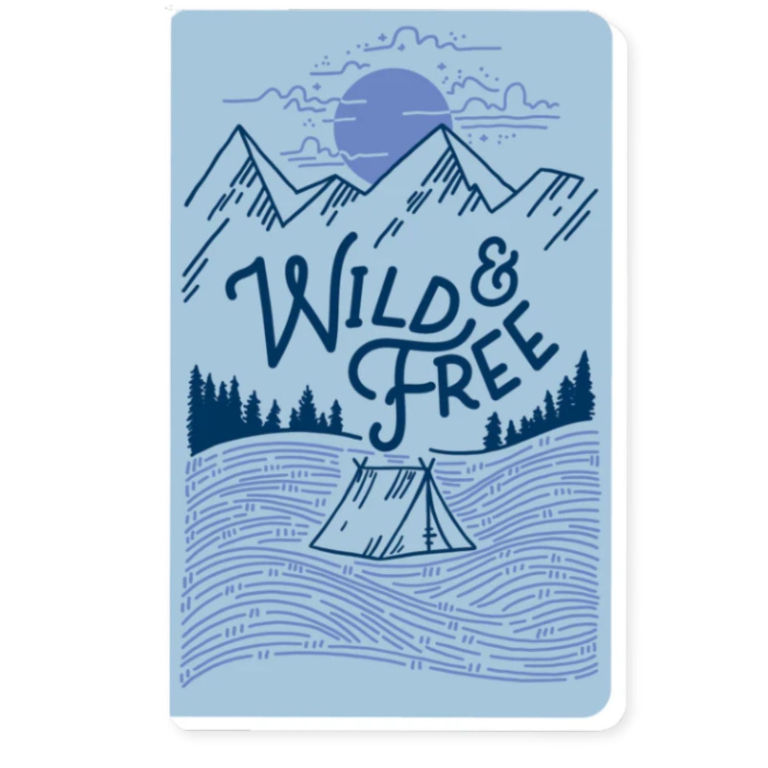 Notebook with tent