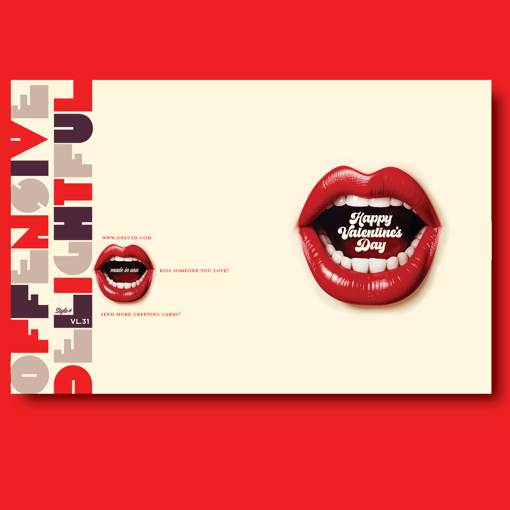 Lips Happy Valentine's