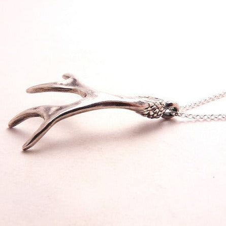 Single Deer Antler Necklace