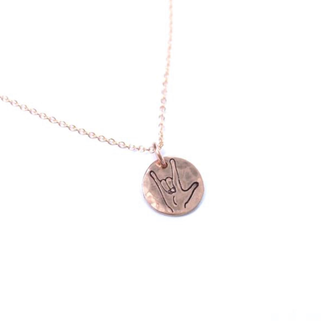 I love you in a thousand store languages necklace