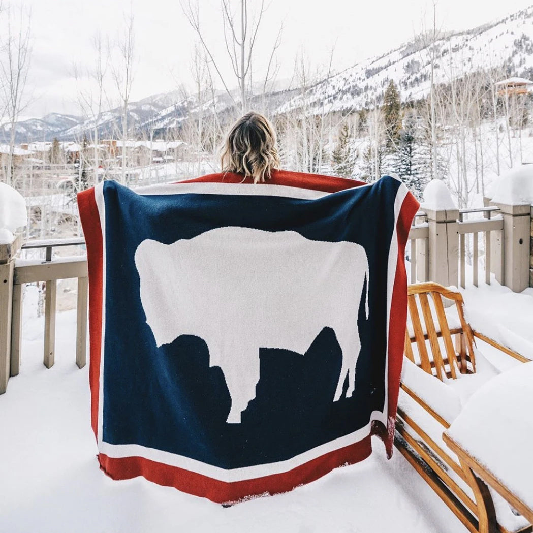 Wyoming Flag Blanket
