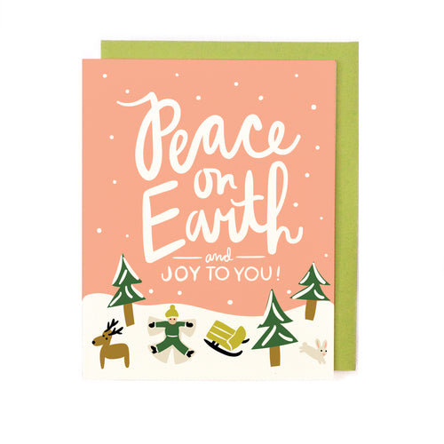 Peace on Earth Holiday Card