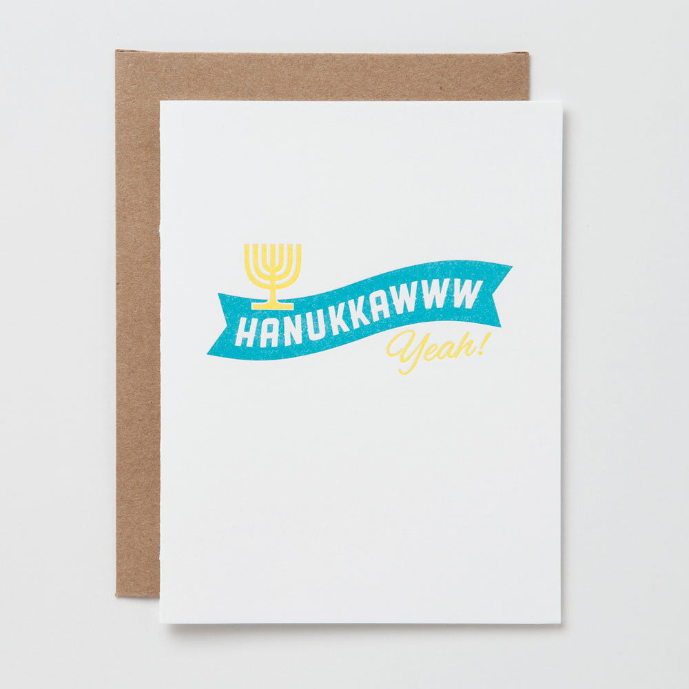 Hanukkawwww Yeah Card
