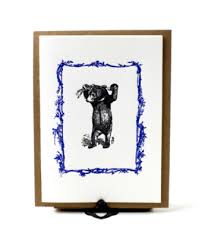 Vintage Bear Card