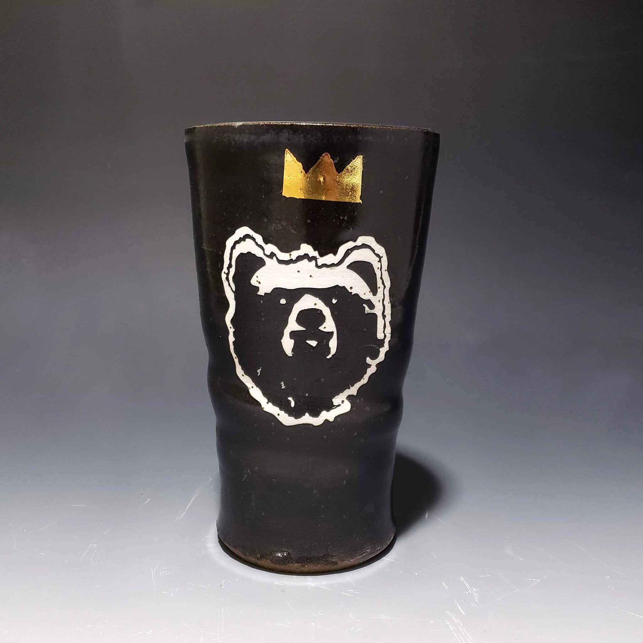 Ceramic 399 Bear and Bison Pint