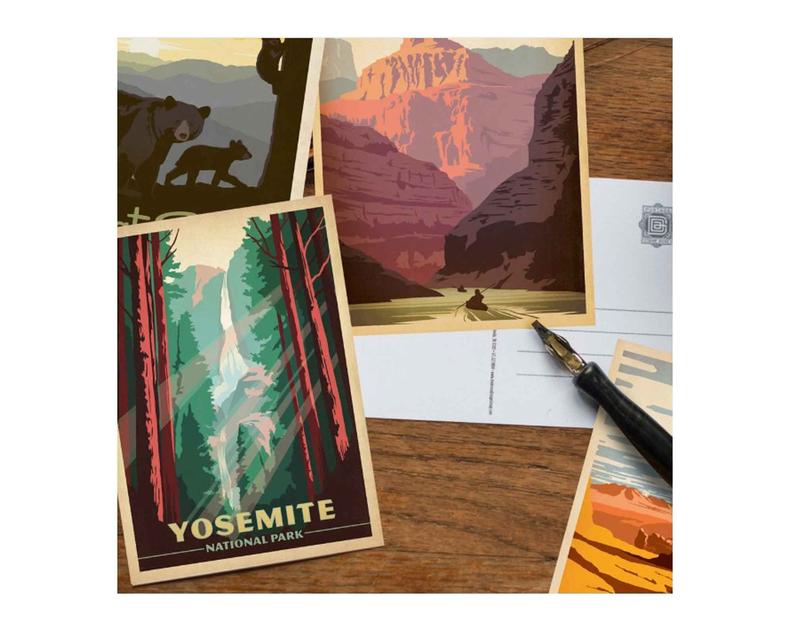 National Park Postcard Set