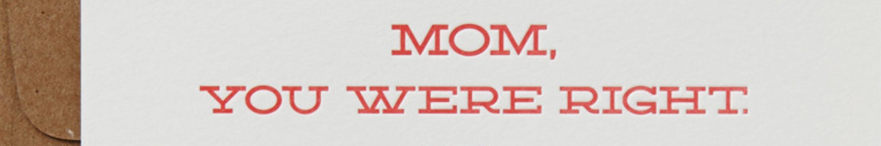 Card Mother's Day