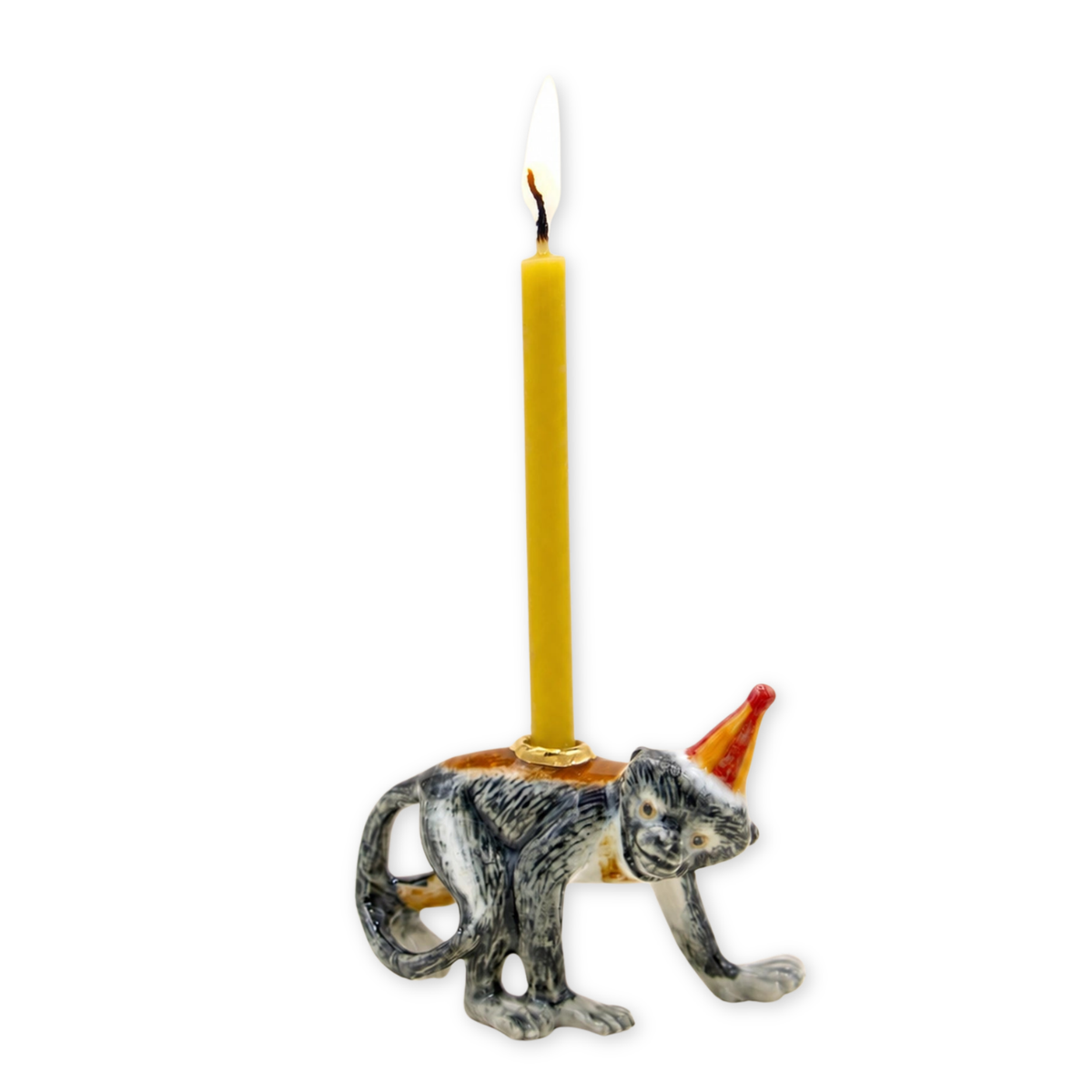 Year of the Monkey porcelain party animal cake topper by Camp Hollow