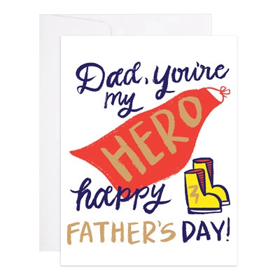 Super Hero Father's Day Card