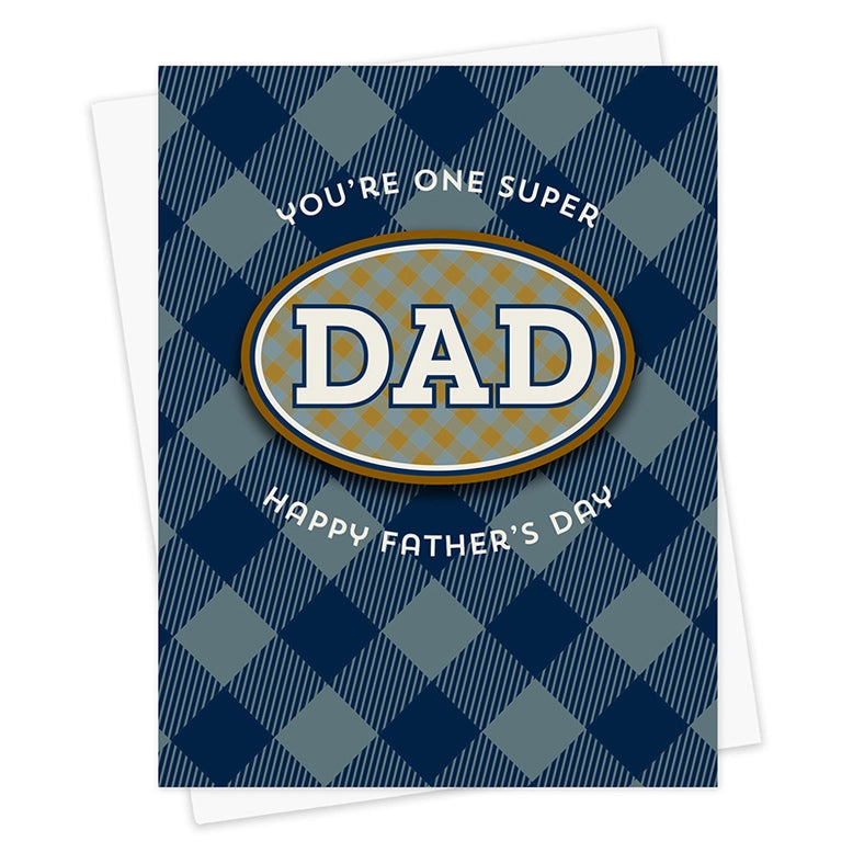 You're One Super Dad Card