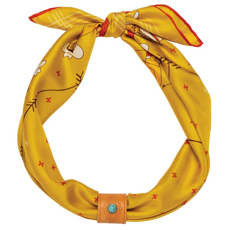 Buck Up Buckaroo - Silk Scarf