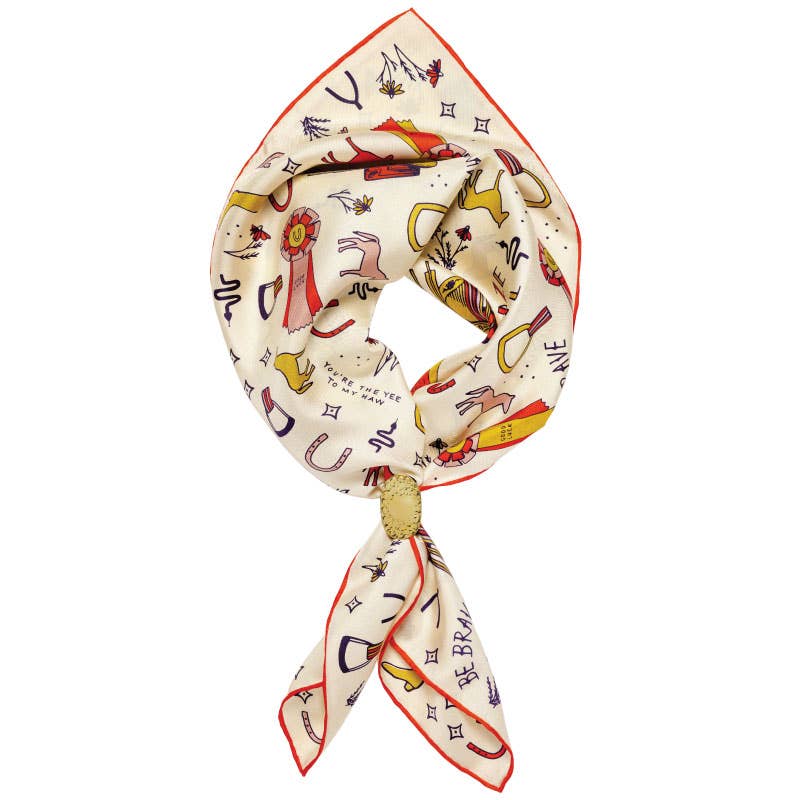 Word Jumble - Silk Scarf