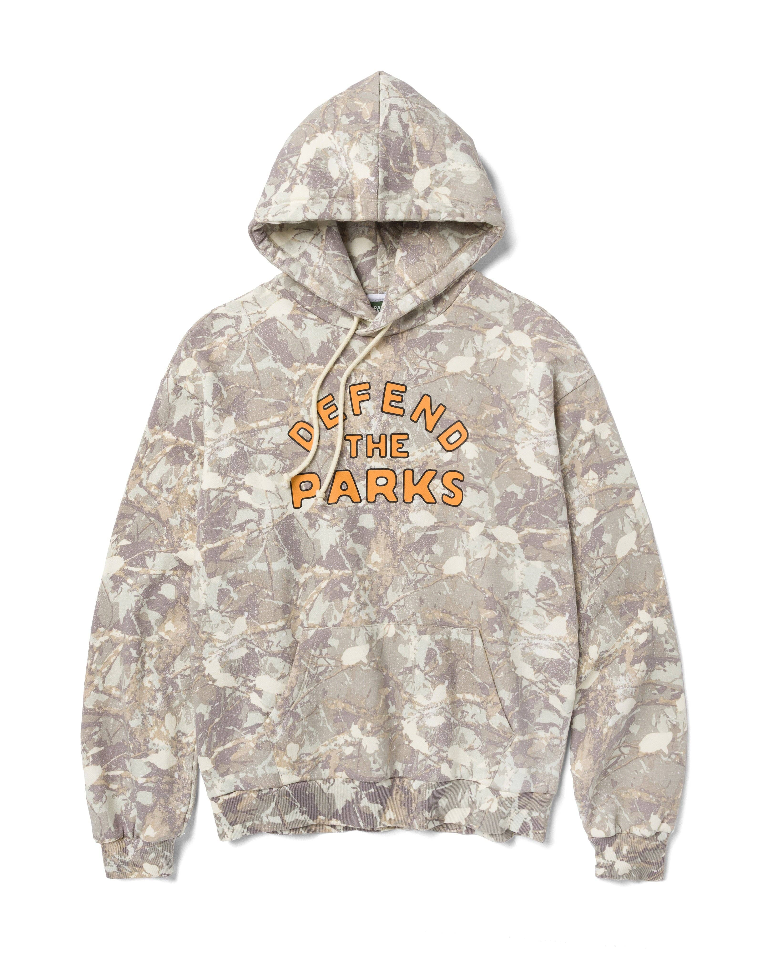 Defend the Parks Bear Hoodie: Camo