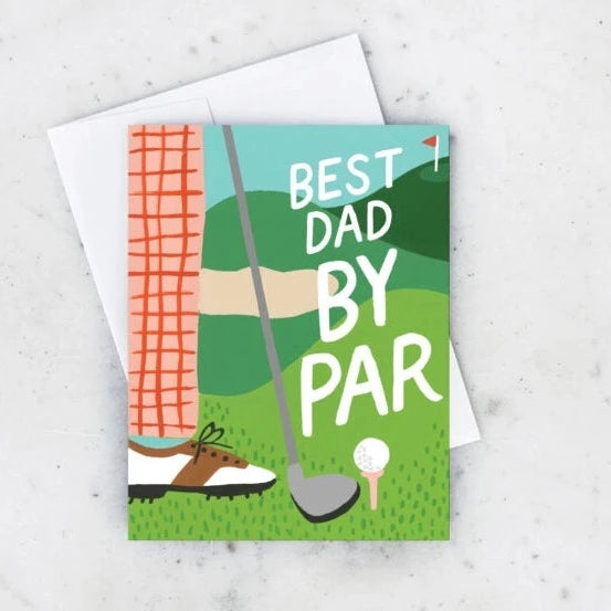 Best Dad By Par Card