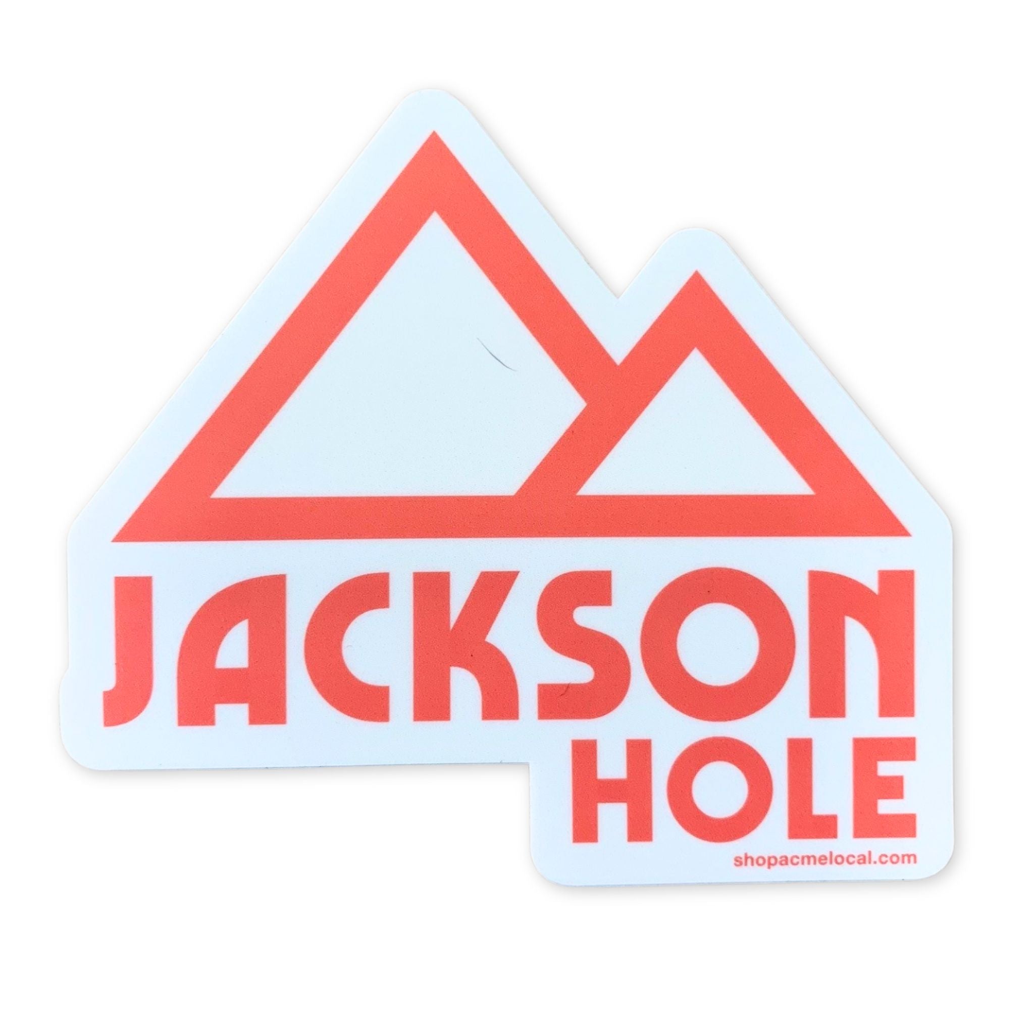 Jackson Hole Abstract Mountain Sticker